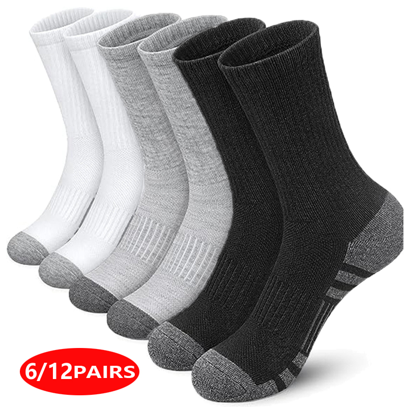 Cotton Crew Sock Pack - Calzini Sportivi da Uomo ad Alte
