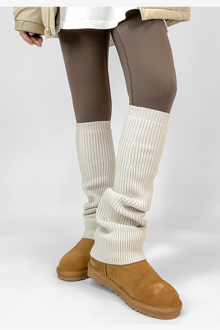 Boot Sock Slouchy - Scaldamuscoli da donna nuovi lavorati a